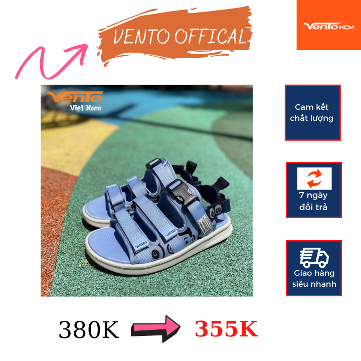 Giày sandal nam đế cao 3cm công nghệ ip streetstyle nb80