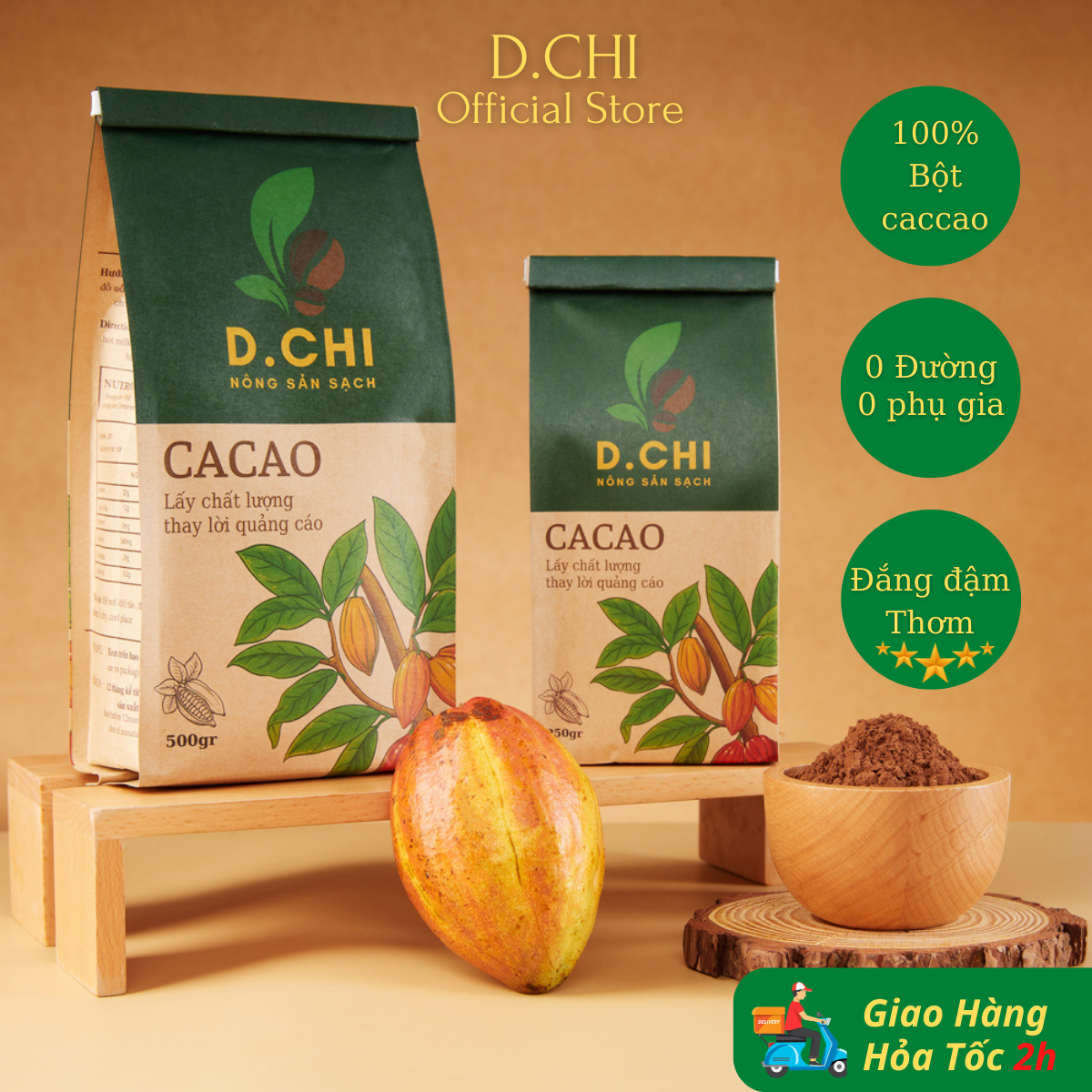 Combo 1kg bột cacao nguyên chất- Dòng thượng hạng- Vị đắng đậm ,thơm, không đường- chuẩn UTZ xuất khẩu