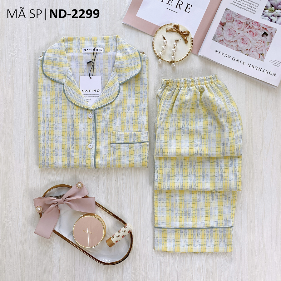 Pijama Tay ngắn quần dài - Jaden Yellow