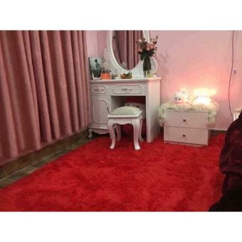Thảm lông trải sàn phòng khách màu Đỏ, lót giường ngủ, sàn nhà