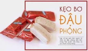 KẸO NHÂN BƠ ĐẬU PHỘNG NHUYỄN NHÃN HIỆU VINAMIT 100gr