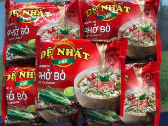 Combo 5 Gói Phở Đệ Nhất (hương vị bò/gà/nghêu), Đệ Nhất Phở, Phở ăn liền, Bách hóa Minh Anh