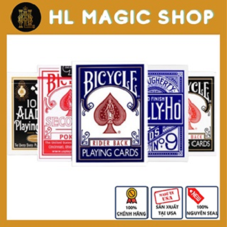 [HCM]Bộ bài tây Bicycle Rider Back Playing Cards - Standard - Tally ho 52 lá và 2 Joker ảo thuật múa