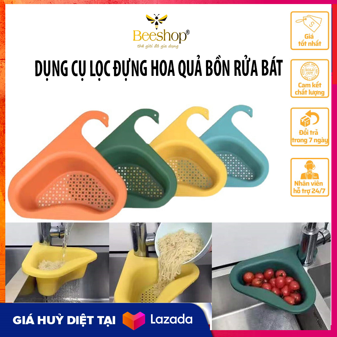 [GIÁ SỈ] Rổ tam giác lọc bồn rủa bát, khay lọc rác, rửa rau củ quả thực phẩm  , dụng cụ khay lọc đa năng thông minh, dụng cụ không thể thiếu trong mọi gian bếp gia đình, dễ dàng sử dụng