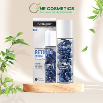 Tinh chất dưỡng chống lão hoá Neutrogena Rapid Wrinkle Repair Retinol Serum Hộp 30 Viên Serum