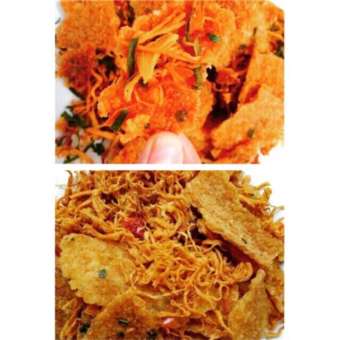 1 kg cơm chiên mắm lắc khô gà xé cay& khô gà lá chanh