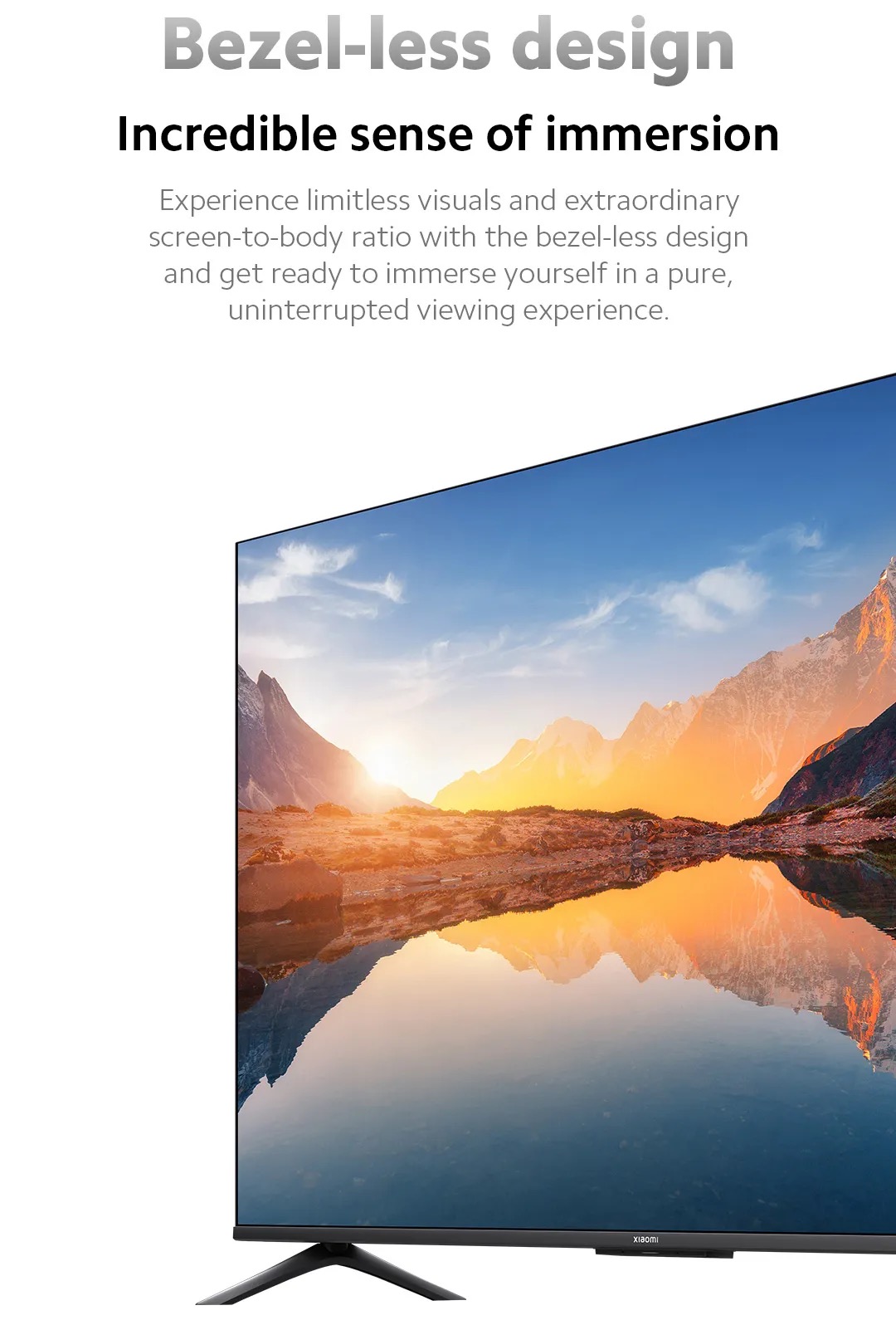 (Oficjalny) Xiaomi TV A 55 2025/ TV S Mini LED 55 2025 | Google TV 4K Ultra HD DCI-P3 94% gama kolorów HDR10+ Google Playstore Wbudowany Chromecast Dolby Vision i wyświetlacz bez obramowania (3 lata gwarancji)