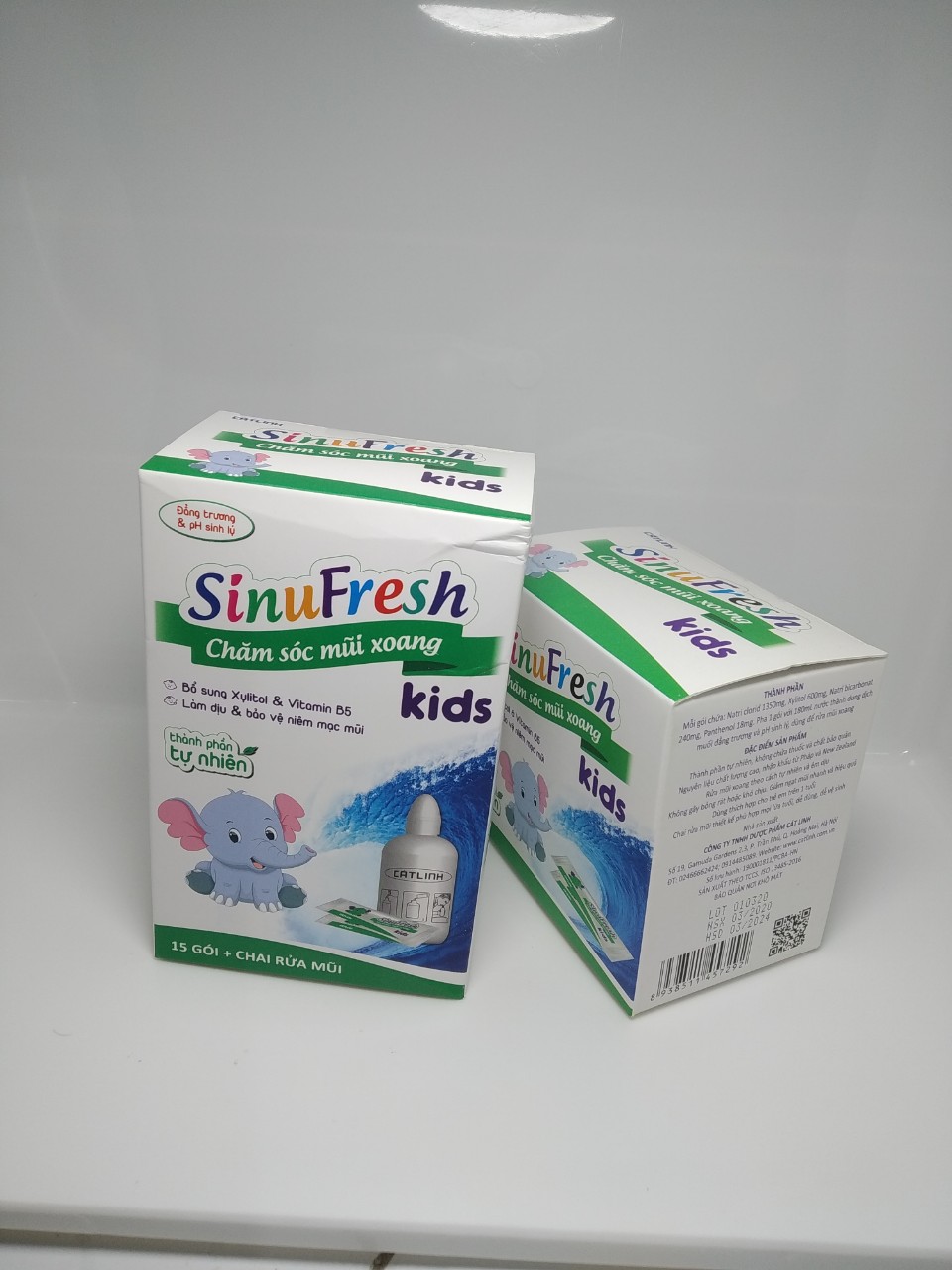 Muối rửa mũi xoang SinuFresh Kids Cát Linh