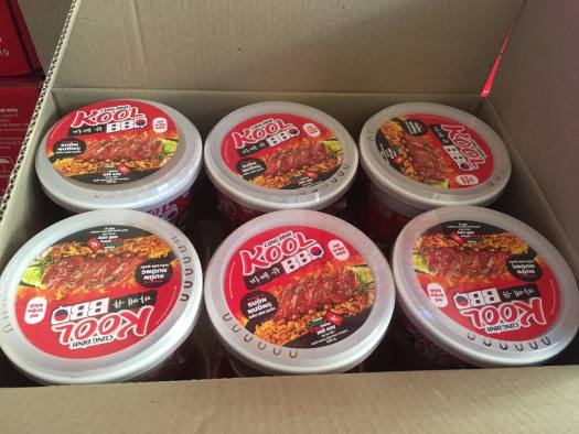 Thùng mì trộn Kool BBQ 12 hộp