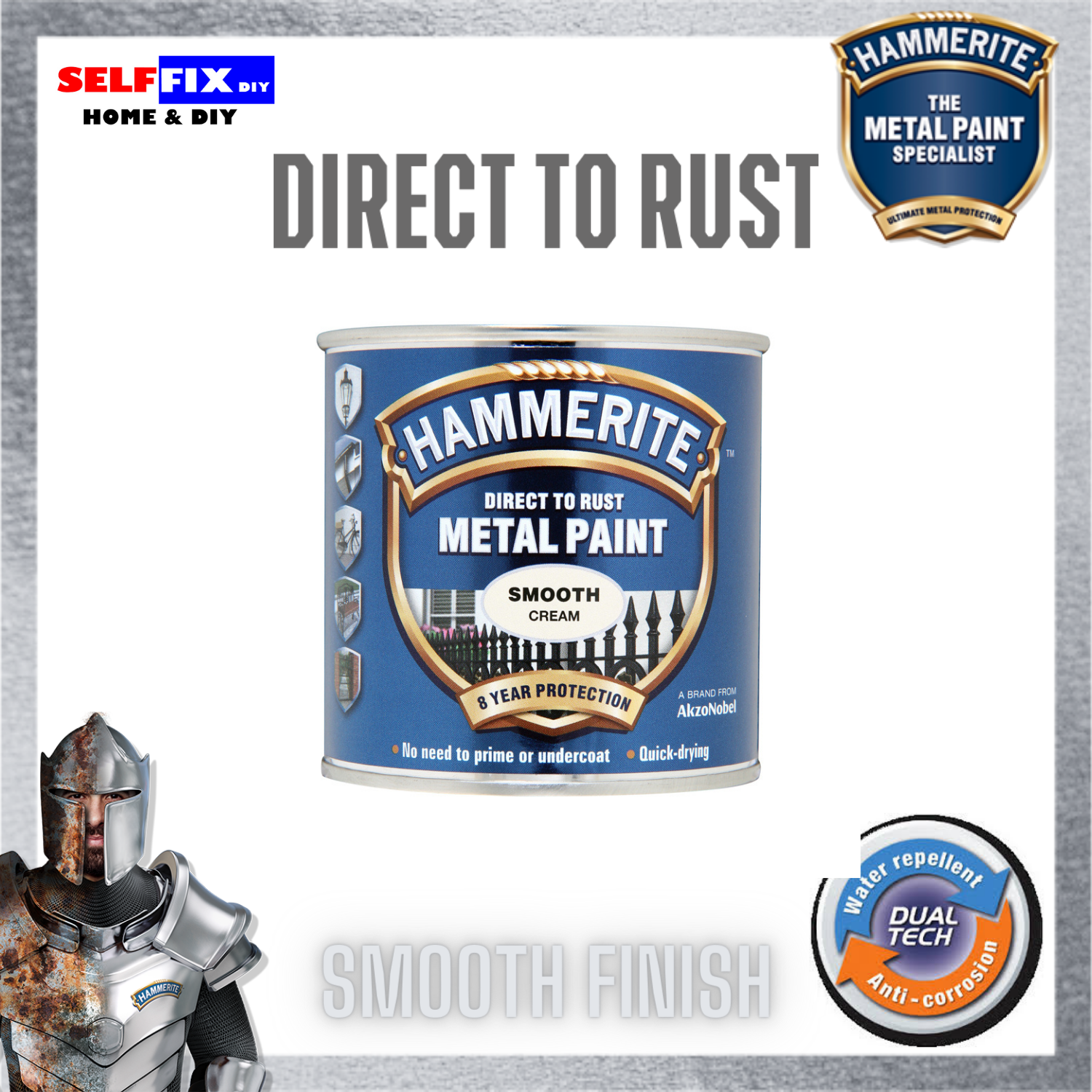 hammerite cream paint