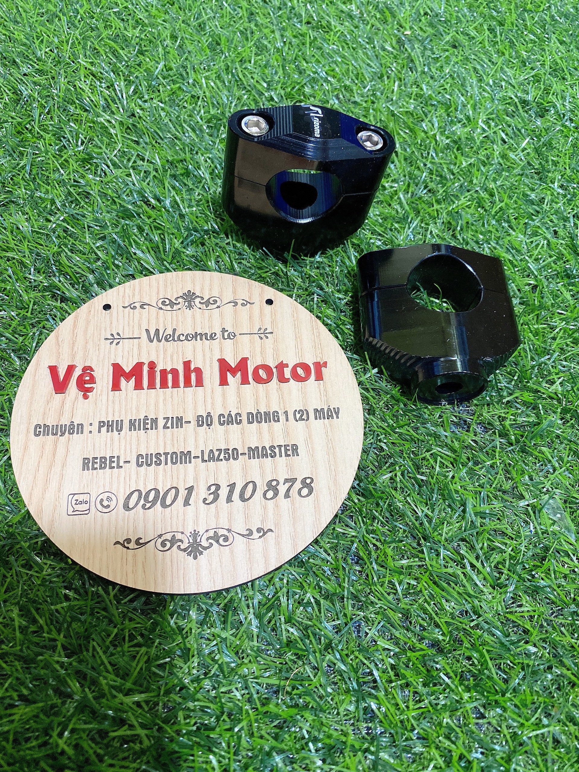 Gù ghi đông 22mm-28mm 1 lỗ ốc