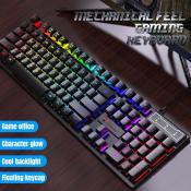 FIREWOLF K20 Rainbow LED Gaming Keyboard