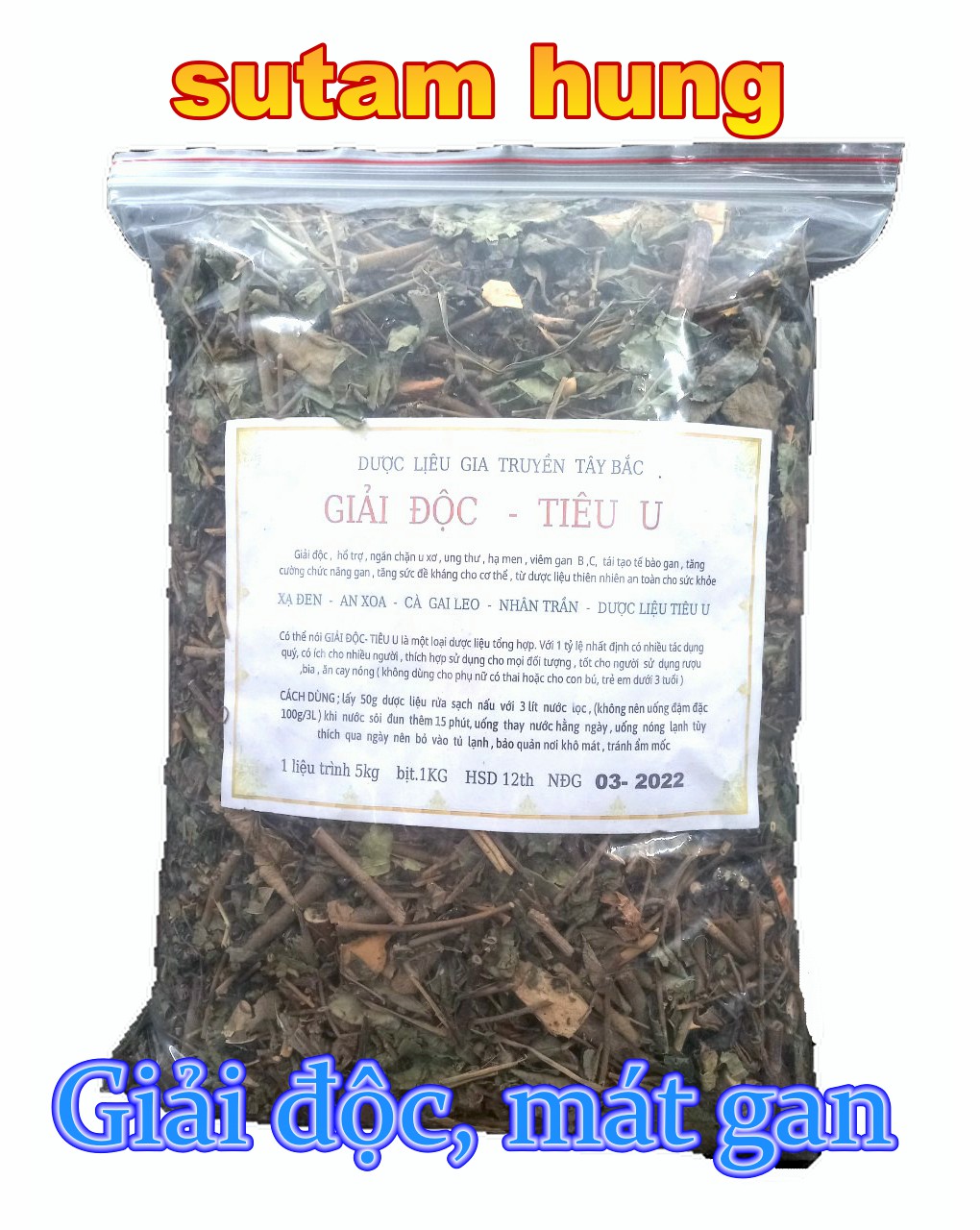Giải độc - tiêu u sth