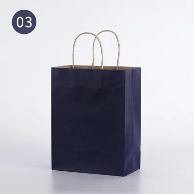 10PCS Set Kraft Paper Bag Birthday Party Bag Gift Bag Paper Bag Goodie Bag (12)