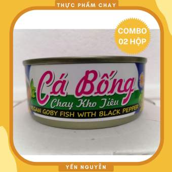 Combo 02 Hộp Cá bống kho tiêu Chay Âu Lạc Hộp 130g - Hương vị thơm ngon, sử dụng tiện lợi, ngon hơn khi ăn với cơm - Thực Phẩm Chay Yến Nguyễn