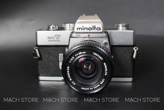 MÁY ẢNH FILM MINOLTA SRT SUPER (SRT102) + LENS MC W.ROKKOR 28MM F/3.5