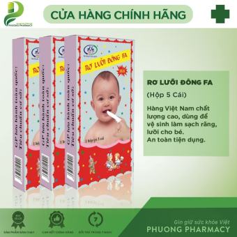 Rơ Lưỡi Đông Fa - Làm sạch lưỡi, răng miệng của bé