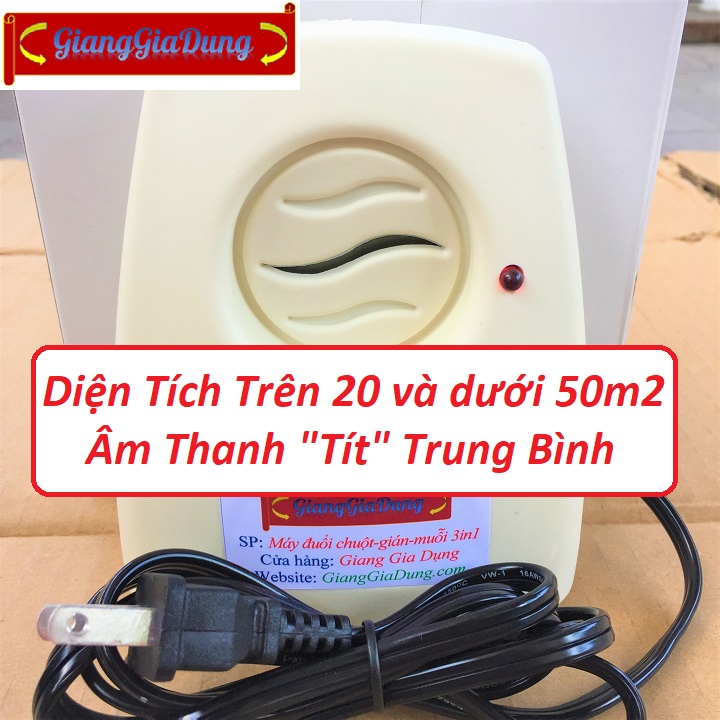 [HCM]Máy Đuổi Chuột Gián Muỗi Diện Tích 30 - 50m2 Hiệu Quả Cao