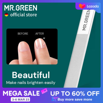 MR.GREEN KÍnh Nano Dũa Móng Tay Đánh Bóng Chuyên Nghiệp Công Cụ Làm Móng Nghệ Thuật Có Thể Giặt Được Làm Cho Móng Tay Dễ Dàng Làm Sáng