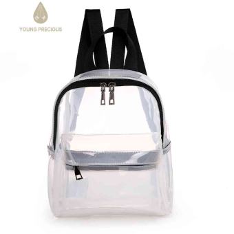 Ba Lô Nữ Trong Suốt Trong Suốt Cặp Sách Học Sinh Nữ Tuổi Teen Nhựa PVC
