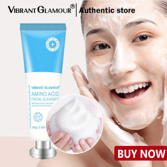 VIBRANT GLAMOUR Acne Foaming Cream Cleanser Hyaluronic Acid Facial Cleanser Face Wash Shrink Pores Acne Treatment
