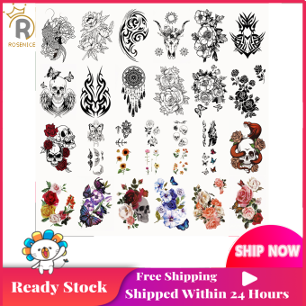 30 Tấm Miếng Dán Hình Xăm Cơ Thể Bền Lâu Quyến Rũ Độc Đáo Cho Phụ Nữ Trẻ Mới Biết Đi