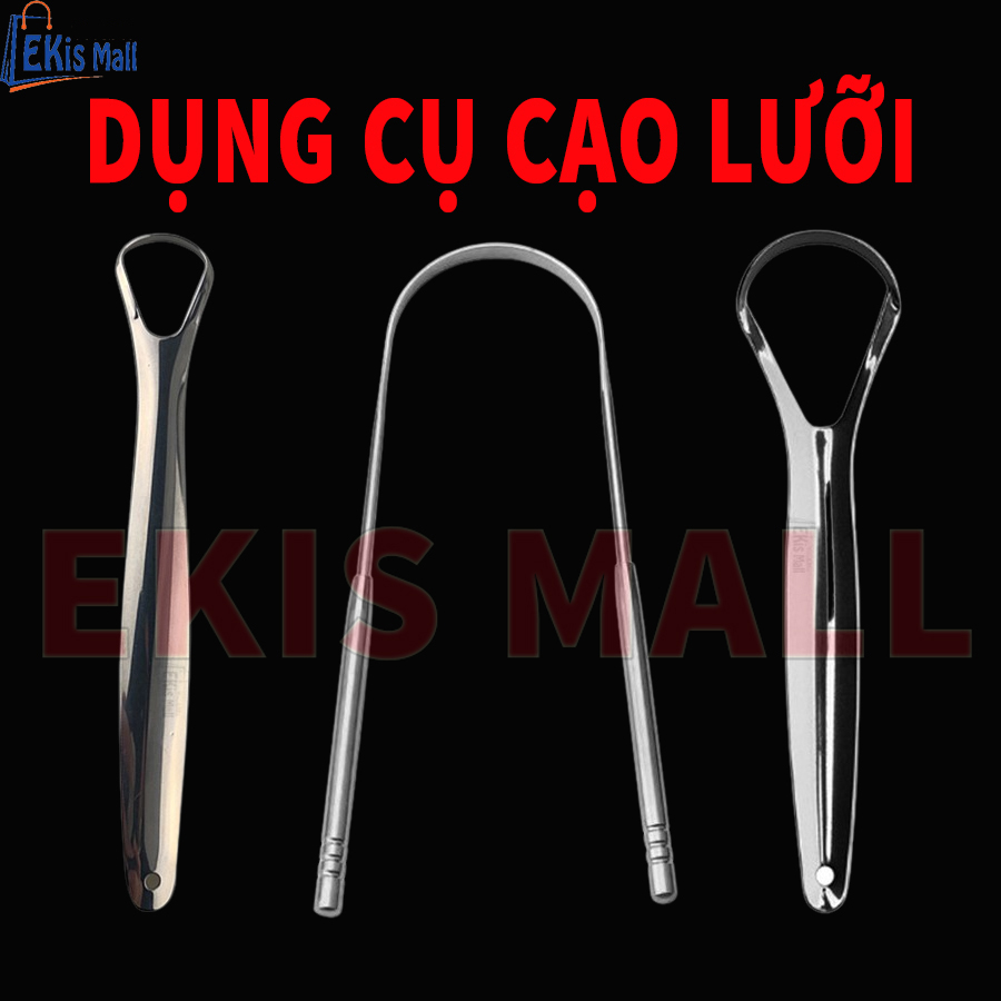Cạo lưỡi Dụng cụ vệ sinh lưỡi bằng thép không gỉ Cây cạo lưỡi Thanh chà lưỡi Chăm sóc răng miệng gia đình