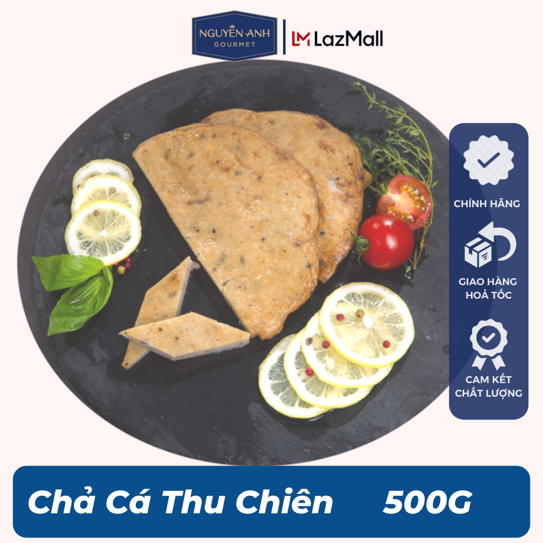Chả cá thu chiên phú quốc 100% 500gr