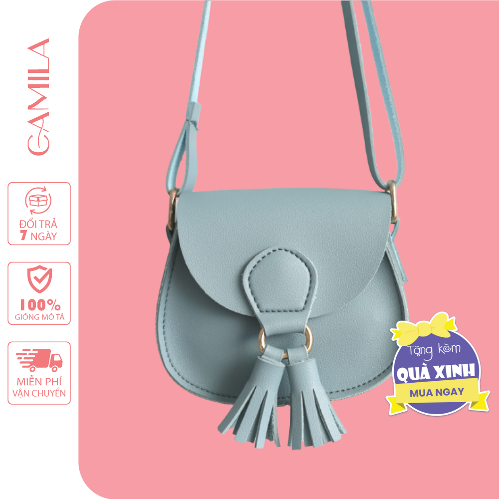 Túi đeo vai mini da pu cao cấp hình hộp đàn nhỏ gọn TDC20