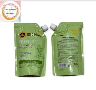 Dầu hấp Collagen TNT siêu mượt phục hồi tóc hư tổn do nhuộm hóa chất 500ml, bóng mượt_ Love Beautiful