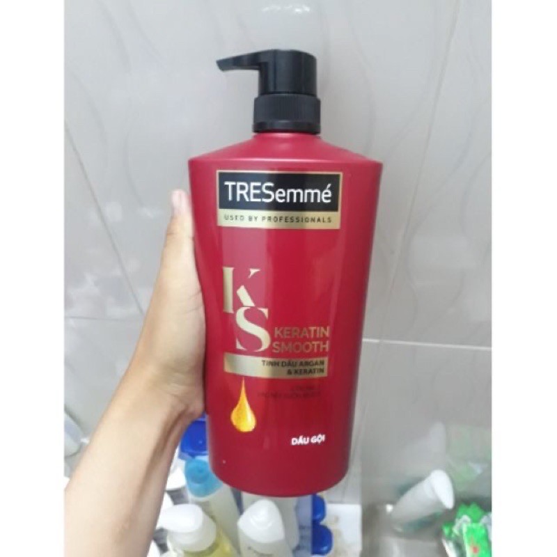 Dầu gội Tresemme Keratin đỏ 640g