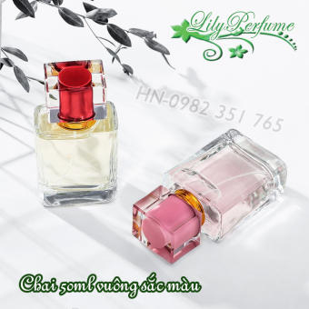 Lọ chiết nước hoa 50ml sắc màu (Ống chiết nước hoa/ Vỏ chiết nước hoa/ Chai chiết nước hoa)