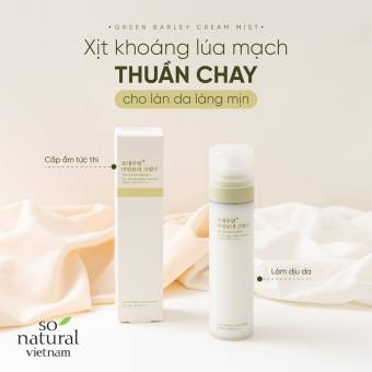 Xịt khoáng lúa mạch Green Barley Cream Mist