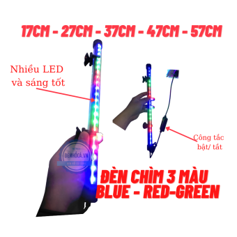 Đèn bể cá 3 MÀU LED dành cho hồ cá cảnh