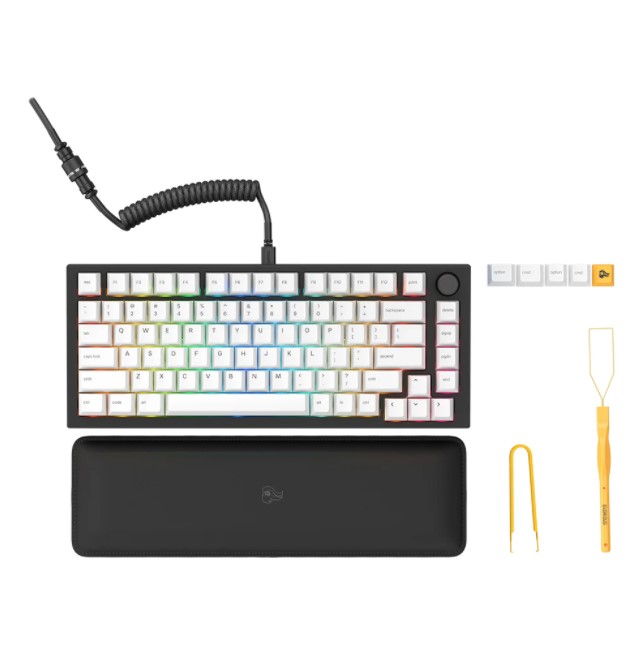 KEYBOARD (คีย์บอร์ด) GLORIOUS GMMK PRO PRE-BUILT (BLACK SLATE) (GLORIOUS FOX SWITCH) (RGB LED) (EN) ราคา 12,810 บาท*ส่งฟรี