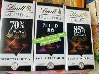 Socola Đắng Không Đường Lindt Excellence Thanh 100g