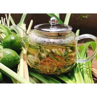 Combo trà chanh sả lá dứa 60 gram- Giảm cân Detox