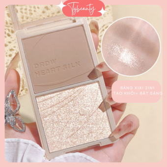 Bảng băt sáng tạo khối má hồng 2in1 XIXI Heart