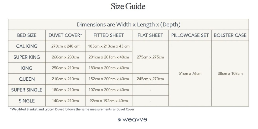 Weavve Everyday TENCEL™ ชุดคลาสสิกพร้อมปลอกหมอนหนุน (ผ้าปูที่นอน ปลอกหมอนผ้านวม) [ผ้าปูที่นอน ผ้าปูที่นอนแบบรัดมุม]