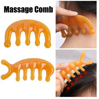 Comb Head Massage Men Women Scraping Dredging Meridian Massage Comb Gua Sha Wood Comb
