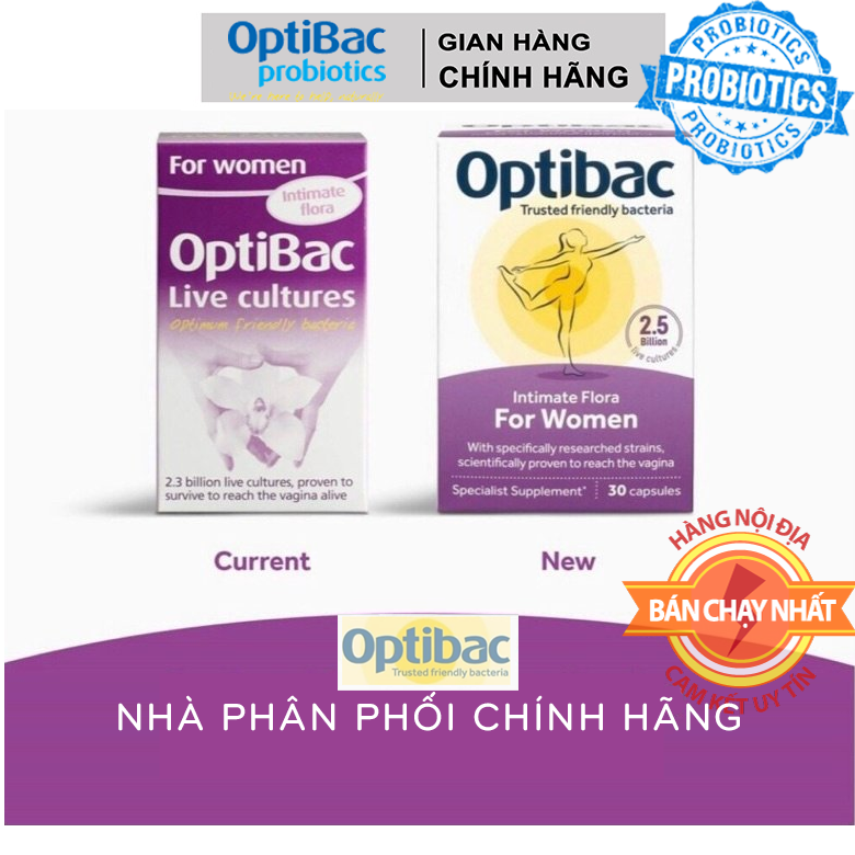 Men vi sinh Optibac tím chuẩn nội địa UK