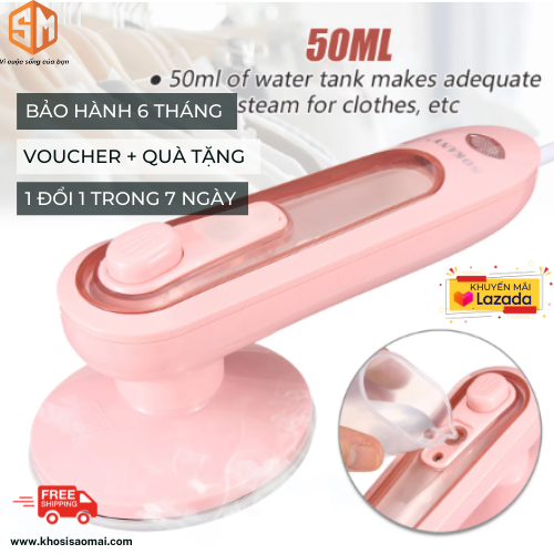 Bàn ủi hơi nước mini du lịch cầm tay sokany -3070 - bàn là hơi nước, bàn là hơi nước cầm tay, bàn ủi hơi nước cầm tay - bảo hành 6 tháng