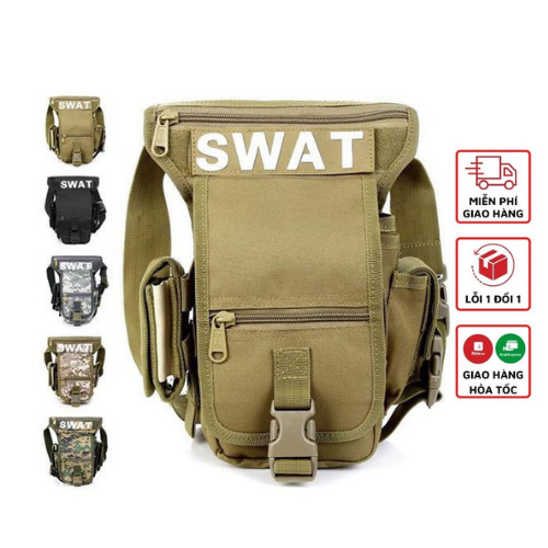 Túi Đeo Hông Đeo Đùi Swat Chuyên Dụng Chống Thấm Nước Đi Phượt Dã Ngoại