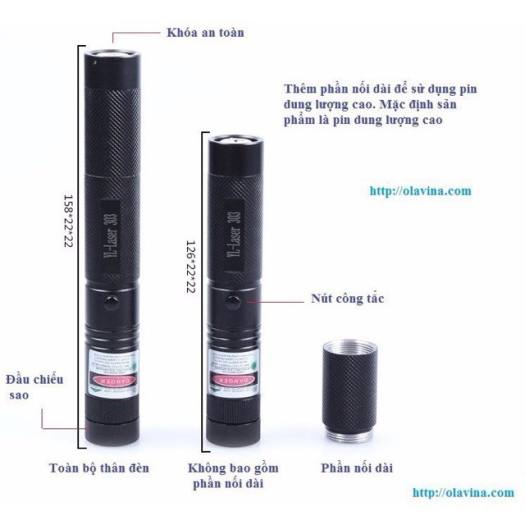 Đènn laser 303 | Đèn pin laser 303 - full box- Đốt cháy bút laser | Bút Trỏ Laser Công Suất Cao | chiếu xa 3km cực sáng công suất lớn có thể đốt cháy qua tặng sạc và pin khủng