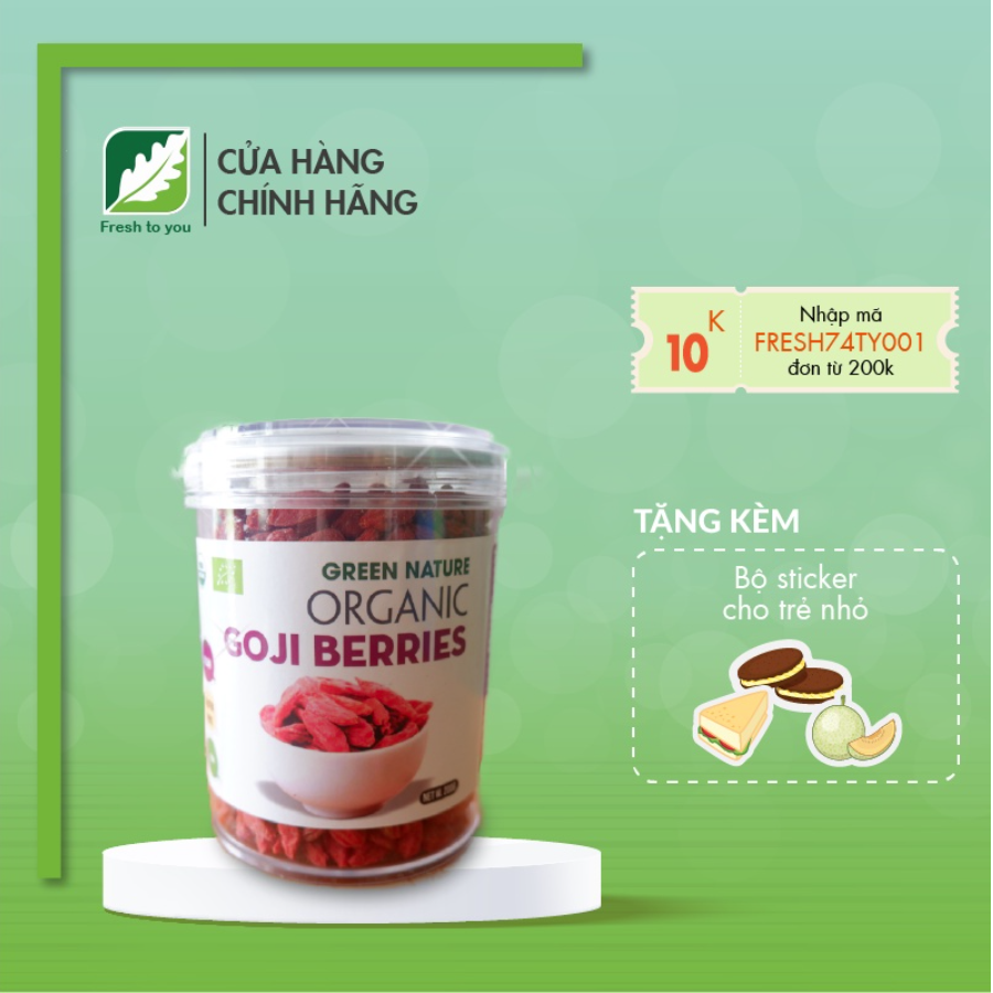 Kỷ tử hữu cơ organic dried goji beries