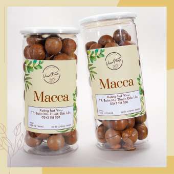 Hạt Macca Đắc Lắc sấy nứt vỏ, loại hạt to - Tặng kèm khui
