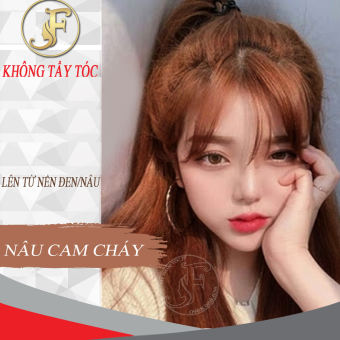 Thuốc Nhuộm Tóc Tại Nhà J F Nâu Cam Cháy