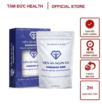 Viên ăn ngon GG Gorgeous hỗ trợ ăn ngon ngủ ngon, cải thiện hệ tiêu hoá, giúp tăng cân an toàn hiệu quả