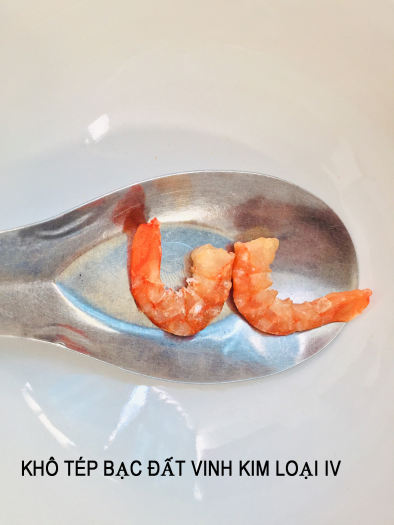 Tôm khô tép bạc đất Vinh Kim Loại II (500gr)