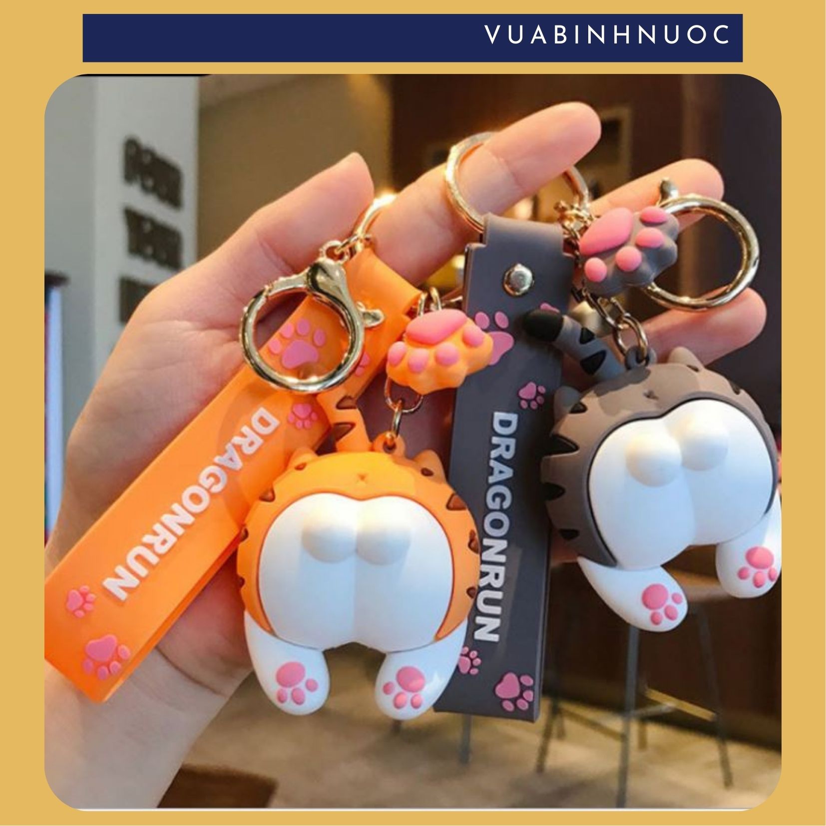 [HCM]Móc khóa hổ dễ thương móc khóa độc lạ dễ thương - vuabinhnuoc
